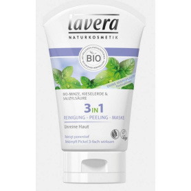Demachiant 3 in 1, Curatare - Peeling - Masca eco-bio, 125ml - Lavera