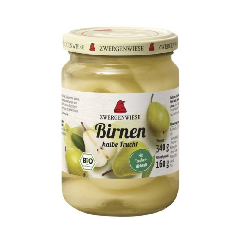 Compot de pere, fara zahar, eco-bio, 340 g Zwergenwiese