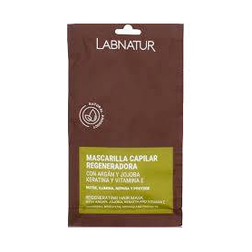 Masca de Par cu Keratina, Argan si Jojoba, Regenerating Hair Mask, 20 ml, LabNatur