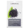 Masca de fata exfolianta cu Carbune negru, 10 ml, LabNatur