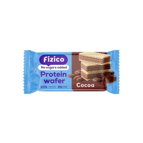 Napolitana proteica cu crema de cacao, Fizico Protein Wafer, fara zahar, 40 g, Sly Nutritia