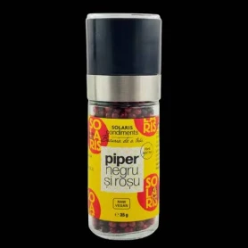 Rasnita reutilizabila Mix Piper rosu si negru, 35 g, Solaris