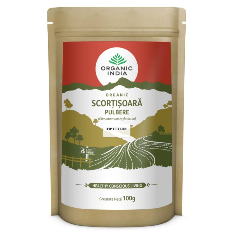 Scortisoara Ceylon Pulbere, 100g - Organic India