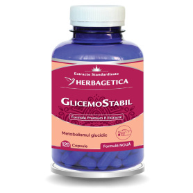 GLICEMO STABIL, 120 capsule, Herbagetica