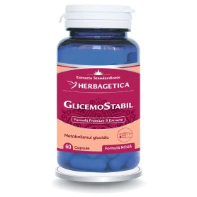 GLICEMO STABIL, 60 capsule, Herbagetica
