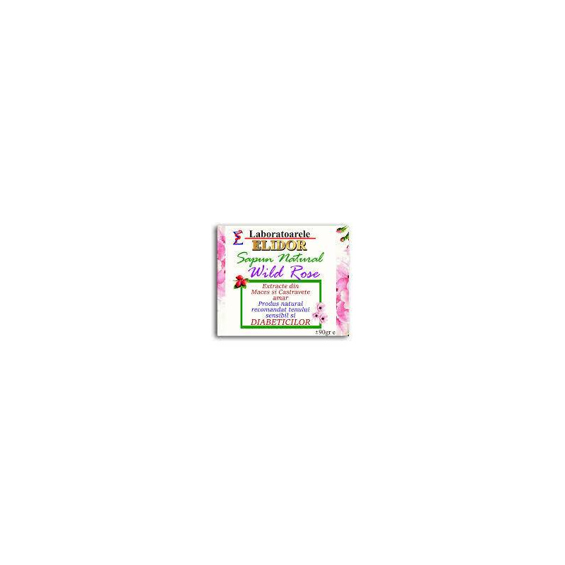 Sapun hand-made Wild Rose, 90 g, Pontica - Elidor