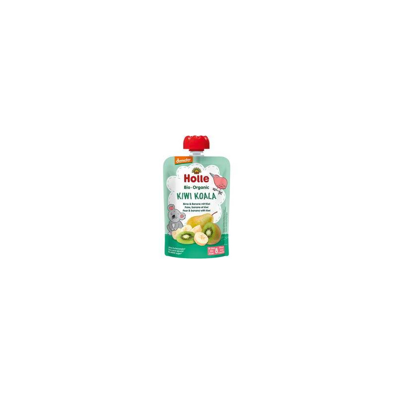Piure de pere, banane si kiwi pentru copii, + 8 luni, eco-bio, 100 g, Holle