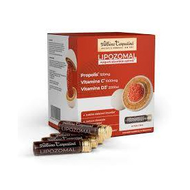 Lipozomal Propolis 100 mg, Vitamina C 1000 mg, D3 2000 ui, 20 fiole, Albina Carpatina