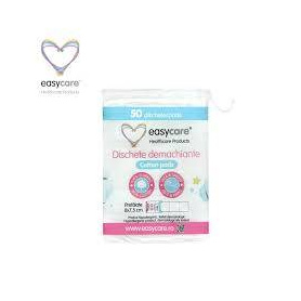Dischete Demachiante Patrate, Pretaiate 8 × 7,5 cm, 50 bucati, EASYCARE