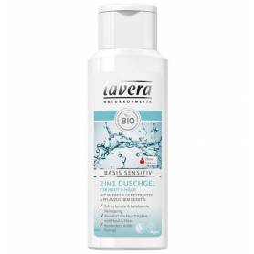 Gel de dus 2 in 1 - Basis Sensitiv 200ml - Lavera