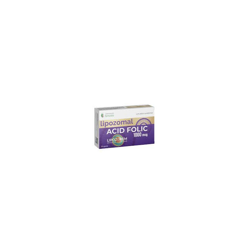 Acid folic lipozomal, 1000 mcg, 30 capsule, Remedia
