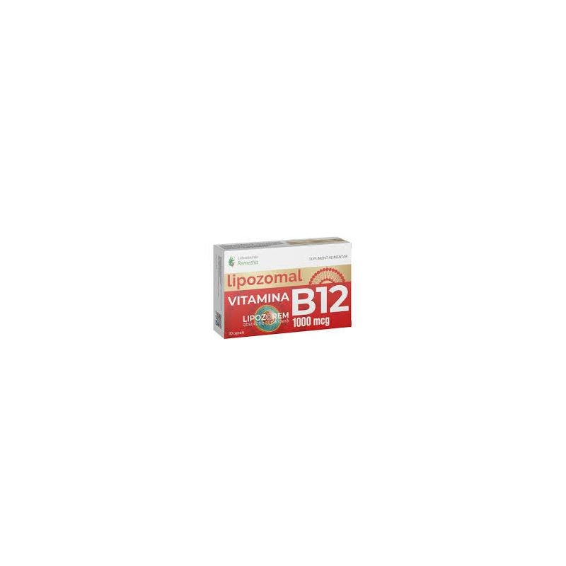 Vitamina B12 lipozomala, 1000 mcg, 30 capsule, Remedia
