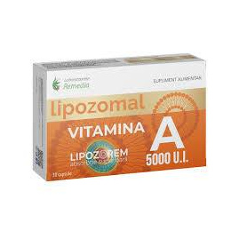 Vitamina A lipozomala, 5000 U.I, 30 capsule, Remedia