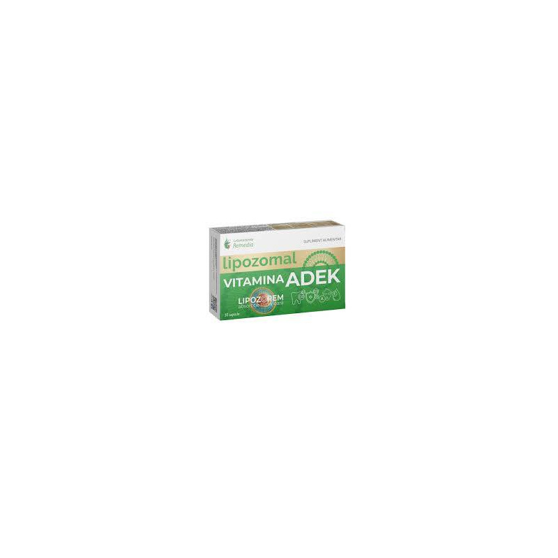 Vitamine lipozomale ADEK, 30 capsule, Remedia