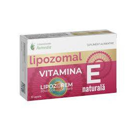 Vitamina E lipozomala, 12 mg, 30 capsule, Remedia