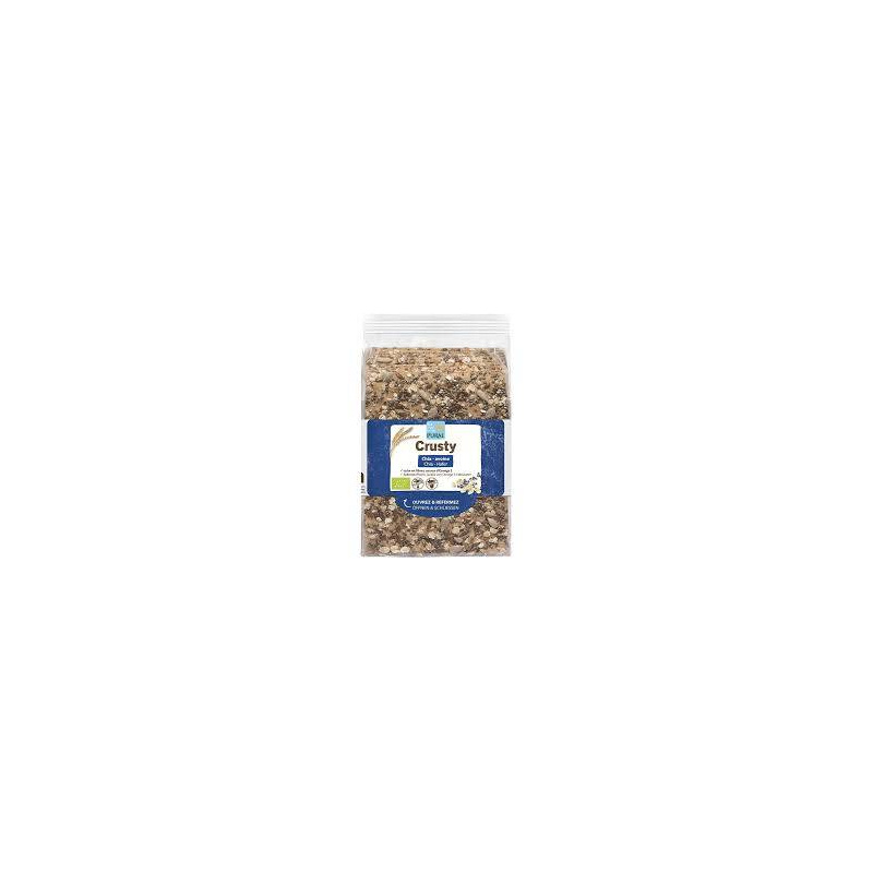Paine crocanta cu chia si ovaz, eco-bio, 8 felii, 200 g, Pural