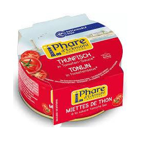 Ton in sos de rosii, eco-bio, 160 g, Phare