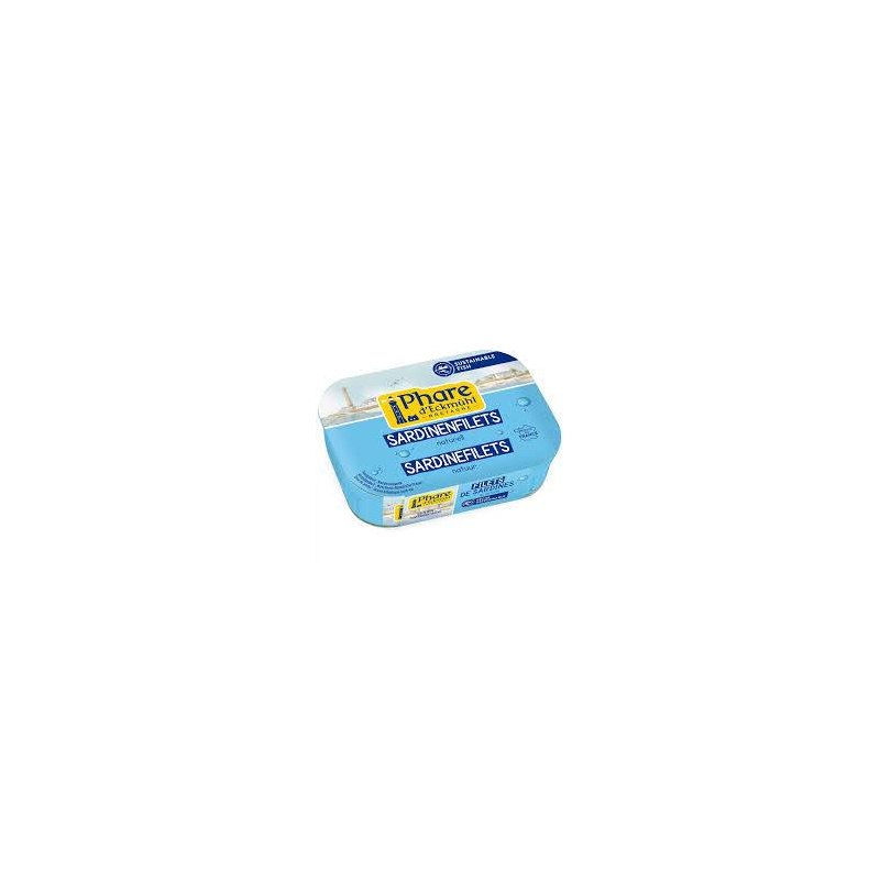 File de sardine in suc propriu, 100 g, Phare