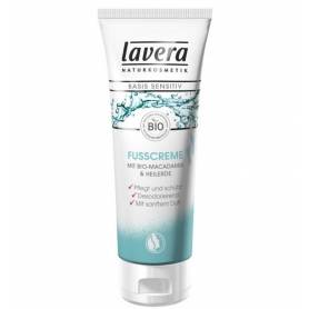 Crema pentru picioare cu argila loess si macadamia - Basis Sensitiv - eco-bio 75ml - Lavera