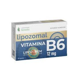 Vitamina B6 lipozomala, 12 mg, 30 capsule, Remedia