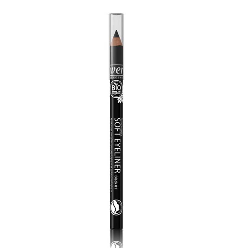 Creion contur delicat pentru ochi, nuanta 01 negru - lavera