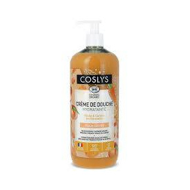 Crema de dus hidratanta, cu piersici si morcovi, 1000 ml, Coslys