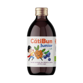 Nectar de catina cu afine, eco-bio, 250 ml, CatiBun Junior