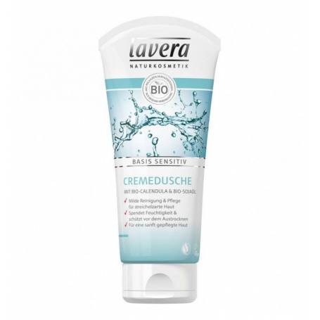 Crema de dus cu galbenele Basis Sensitiv - eco-bio 200ml - Lavera