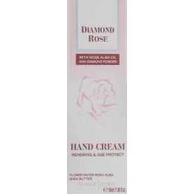 Crema de maini cu trandafiri albi, 50 ml , Diamond Rose - Biofresh,