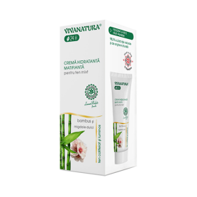 Crema hidratanta matifianta pentru ten mixt Vivanatur