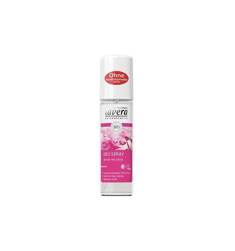 Deodorant spray cu trandafir salbatic, 75ml - lavera