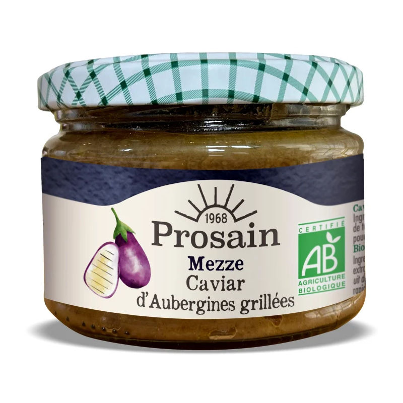Aperitiv caviar de vinete, eco-bio, 220 g, Prosain