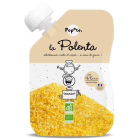 Piure din 100 % gris de porumb, + 4 - 6 luni, eco-bio, 120 g, Popote