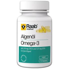 Omega 3 din ulei de alge 1183 mg, 75 capsule,  Raab