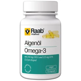 Omega 3 din ulei de alge 1183 mg, 75 capsule,  Raab