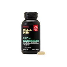 Mega Men 50 Plus One Daily, Complex De Multivitamine Pentru Barbati - Suport Pentru Ochi, Inima Si Creier, 60 tablete, GNC
