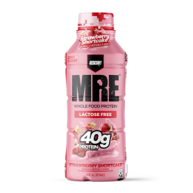 Redcone1 Mre Protein Shake, Shake Proteic Din Alimente Intregi Cu Aroma De Capsuni, 414 ml, GNC