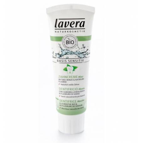 Pasta de dinti cu menta (cu fluor) - eco-bio 75ml - Lavera