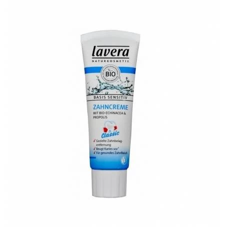 Pasta de dinti Sensitiv cu echinaceea si propolis (fara fluor), 75ml - Lavera