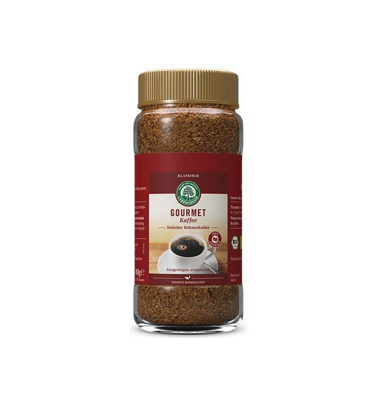 Cafea instant gourmet - 100% arabica - eco-bio 100g - lebensbaum