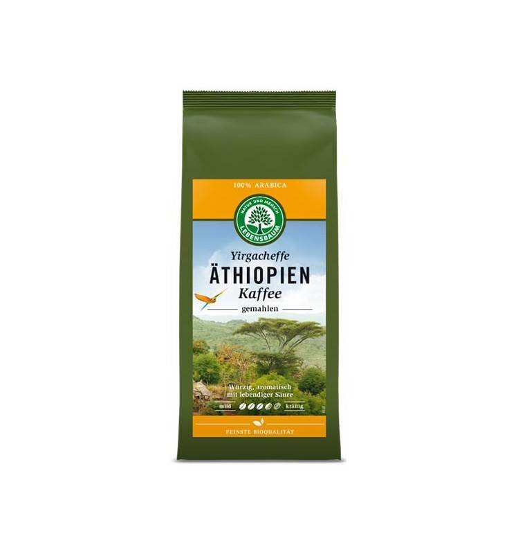 Cafea macinata etiopiana - 100 % arabica - eco-bio 250g - lebensbaum