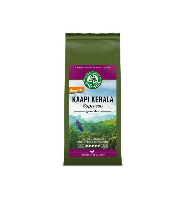 Cafea macinata expresso kaapi kerala selectie arabica si robusta, eco-bio, 250g - lebensbaum