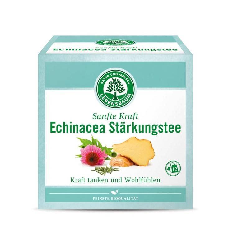 Ceai fortifiant cu echinacea, 12pl - eco-bio 24g - lebensbaum
