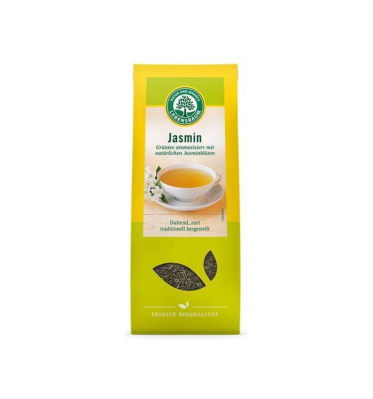 Ceai verde cu iasomie - eco-bio 75g - lebensbaum