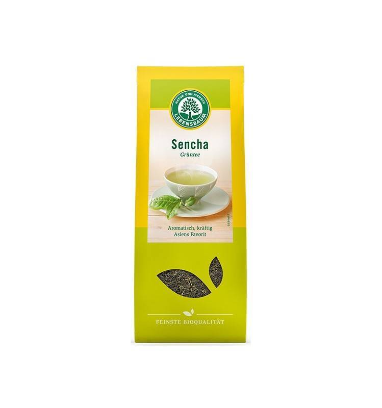 Frunze de ceai verde japonez in stil sencha - eco-bio 75g - lebensbaum