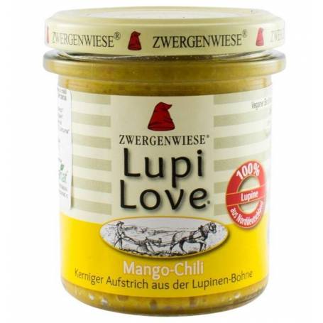 Pate vegetal din lupin cu mango si chilli - eco-bio 165g - Lupi Love - Zwergenwiese