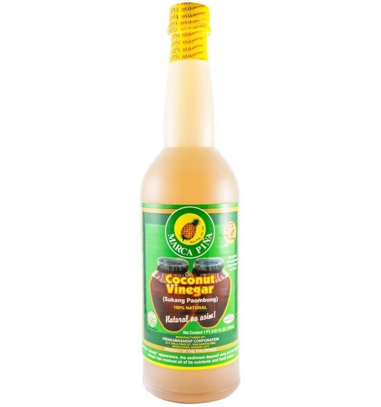 Otet de cocos 100% natural, 750ml - marca pina