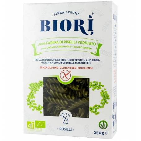 Fusilli din mazare - eco-bio 250g - Biori