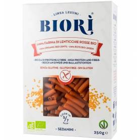 Sedanini din linte rosie - eco-bio 250g - Biori