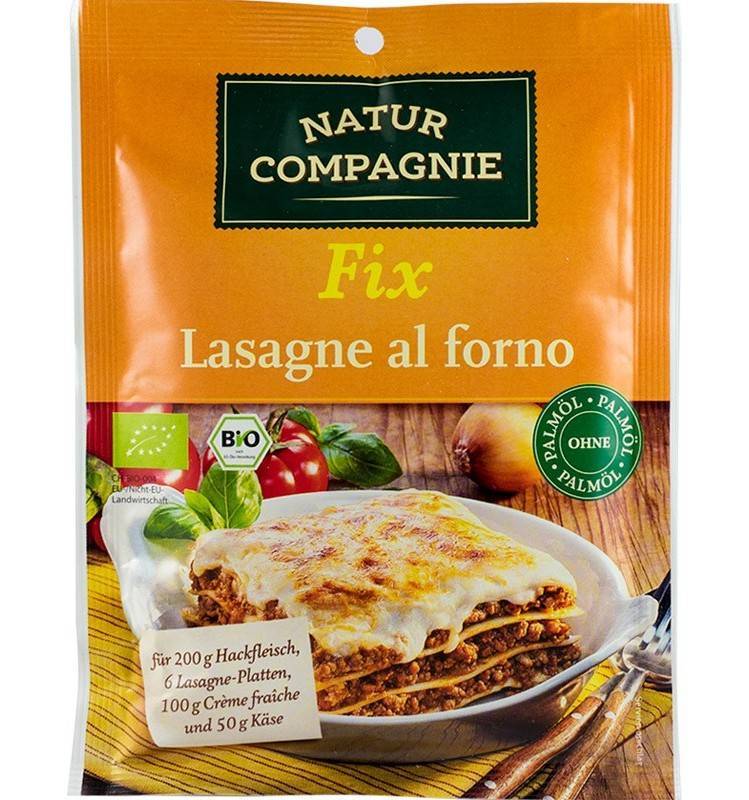 Sos pentru lasagna la cuptor - eco-bio 40g - natur compagnie